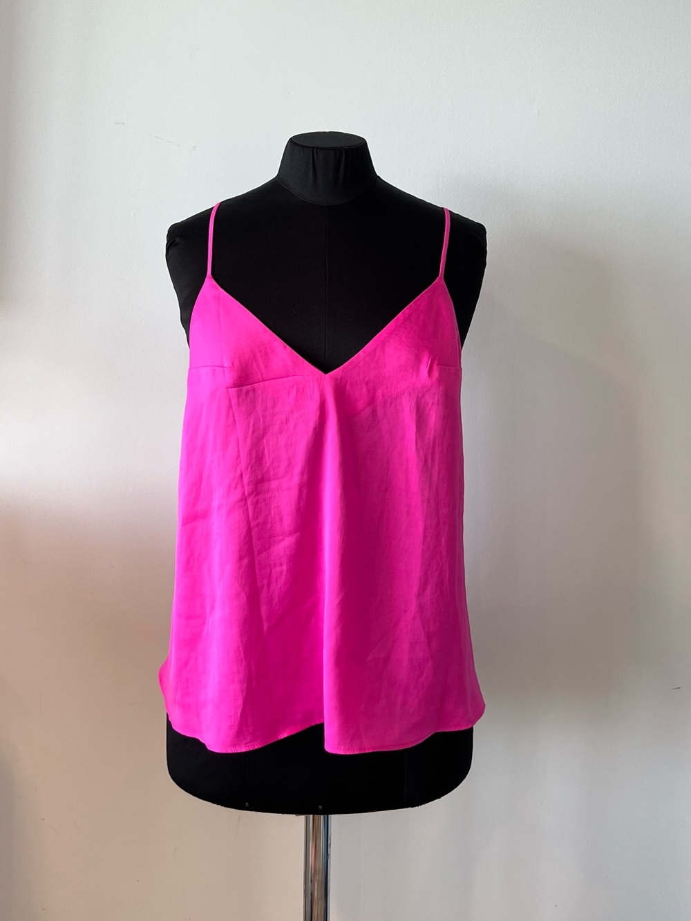 Forever 21 Hot Pink V-Neck Spaghetti Strap Camisole